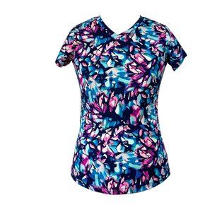 Girls Champion Multi-colored Athletic Top Size 10-12